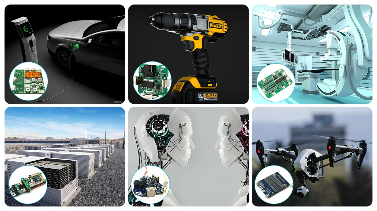 Use cases of Battery Protection Boards.