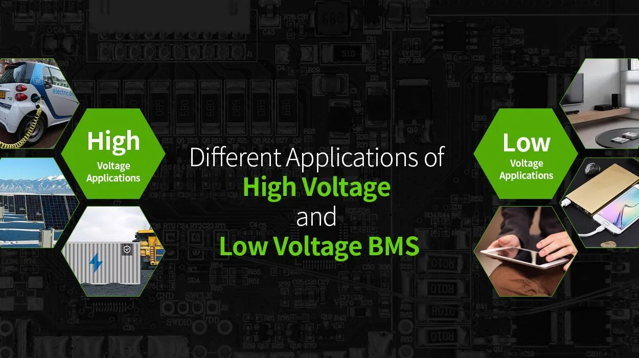 Different Applications of LV and HV BMS